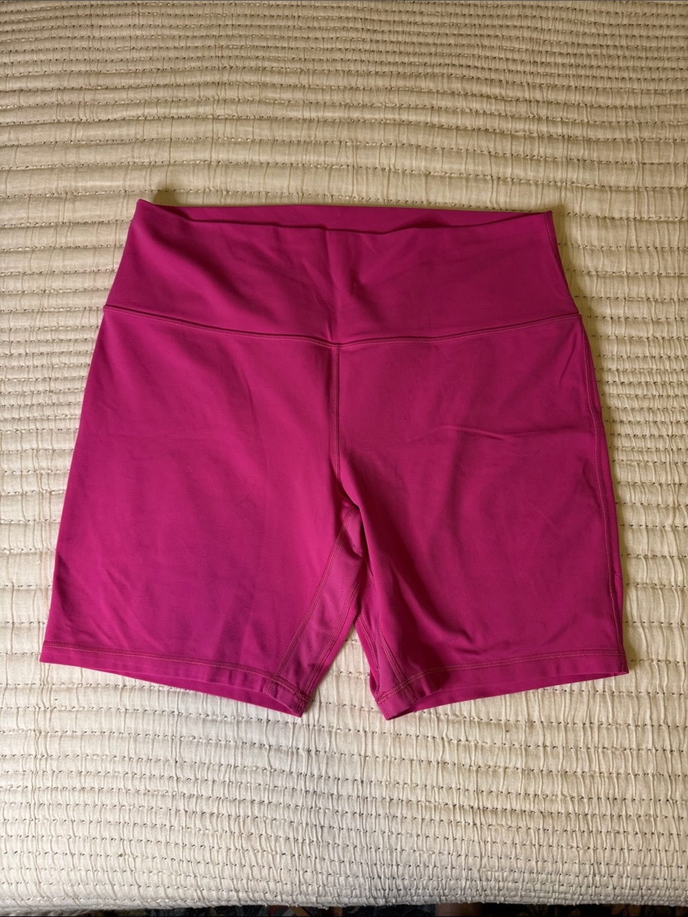 lululemon athletica Hot Pink High-Rise Bike Shorts